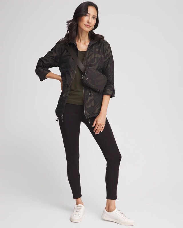 Zenergy Embossed Zebra Anorak Jacket - image 2